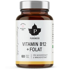 Pureness Vitamin B12 + Folat 60 sugtabletter