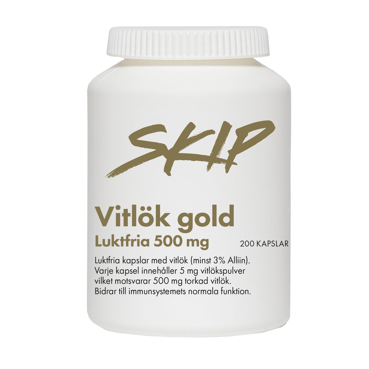 Skip Nutrition Vitlök Gold 200 Kapslar
