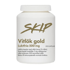 Skip Nutrition Vitlök Gold 200 Kapslar