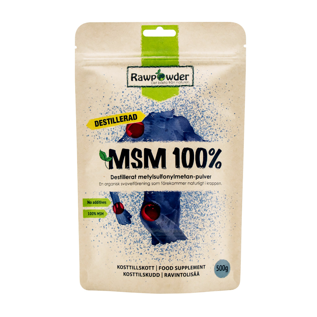 Rawpowder MSM 500g Destillerad