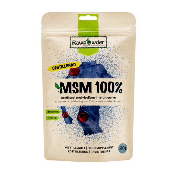Rawpowder MSM 500g Destillerad