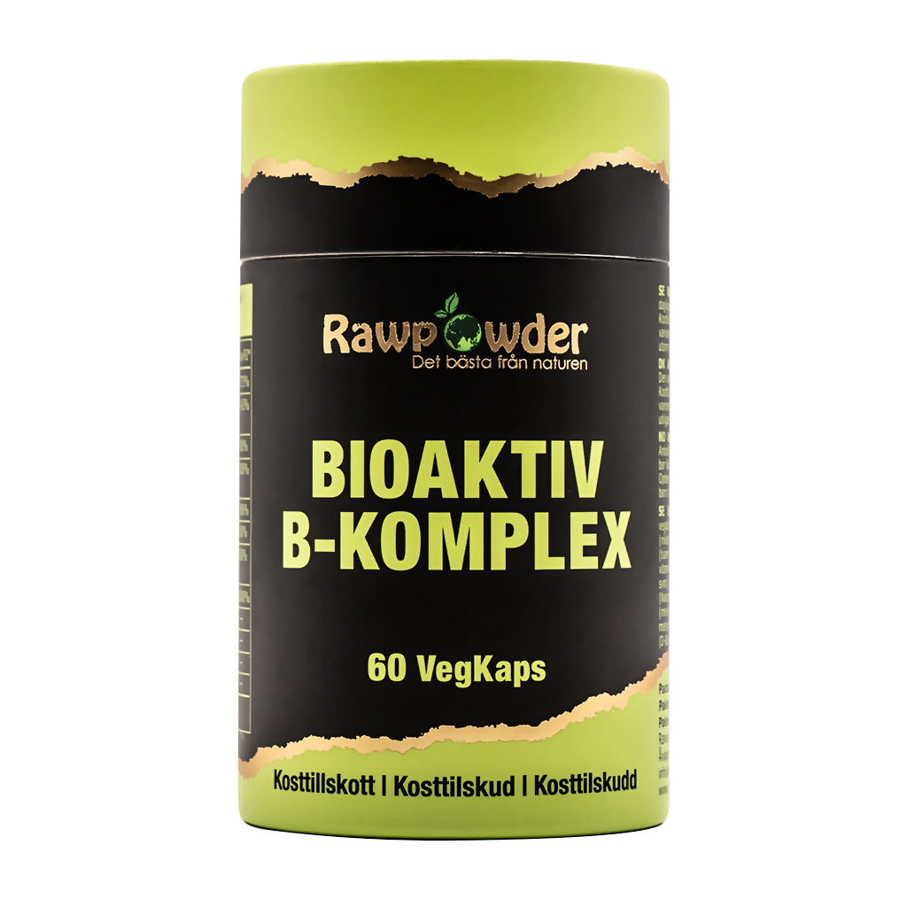 Rawpowder Bioaktiv B-Komplex 60 kapslar