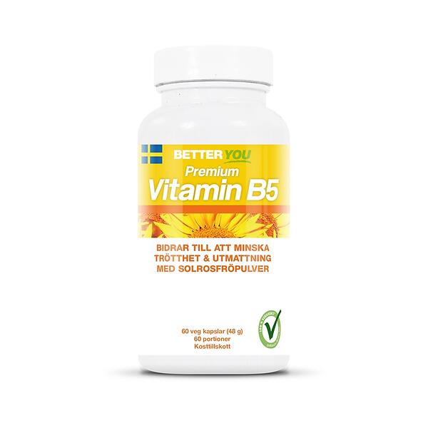 Better You Premium Vitamin B5 60 kapslar