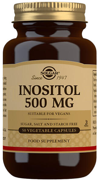 Solgar Inositol 500mg 50 Capsules