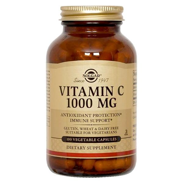Solgar Vitamin C med nypon 1000 mg 100 tabletter