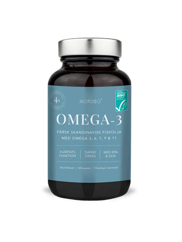 Nordbo Omega-3 120 kapslar