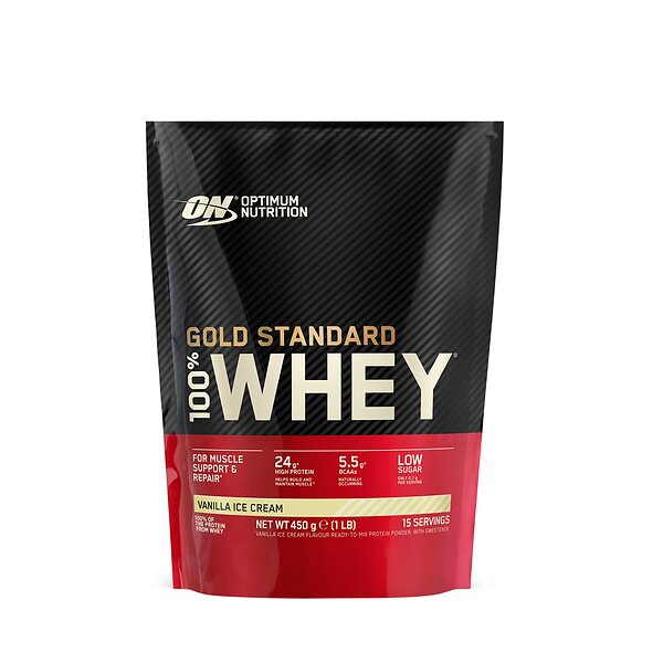 Optimum Nutrition Gold Standard 100% Whey Vanilla Ice Cream 450 grams