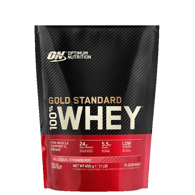 Optimum Nutrition Gold Standard 100% Whey Delicious Strawberry 450 grams