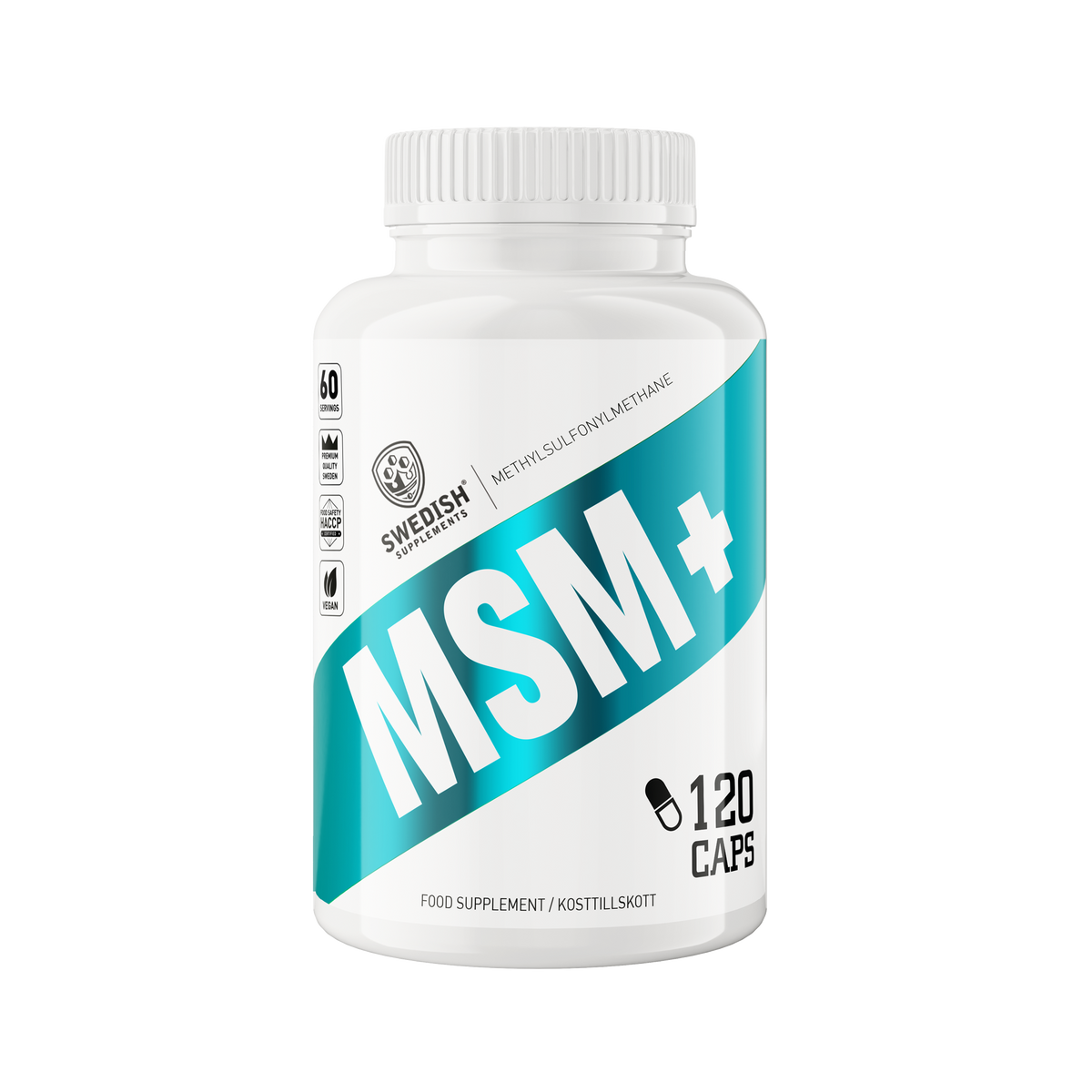 Swedish Supplements MSM+ 120 caps