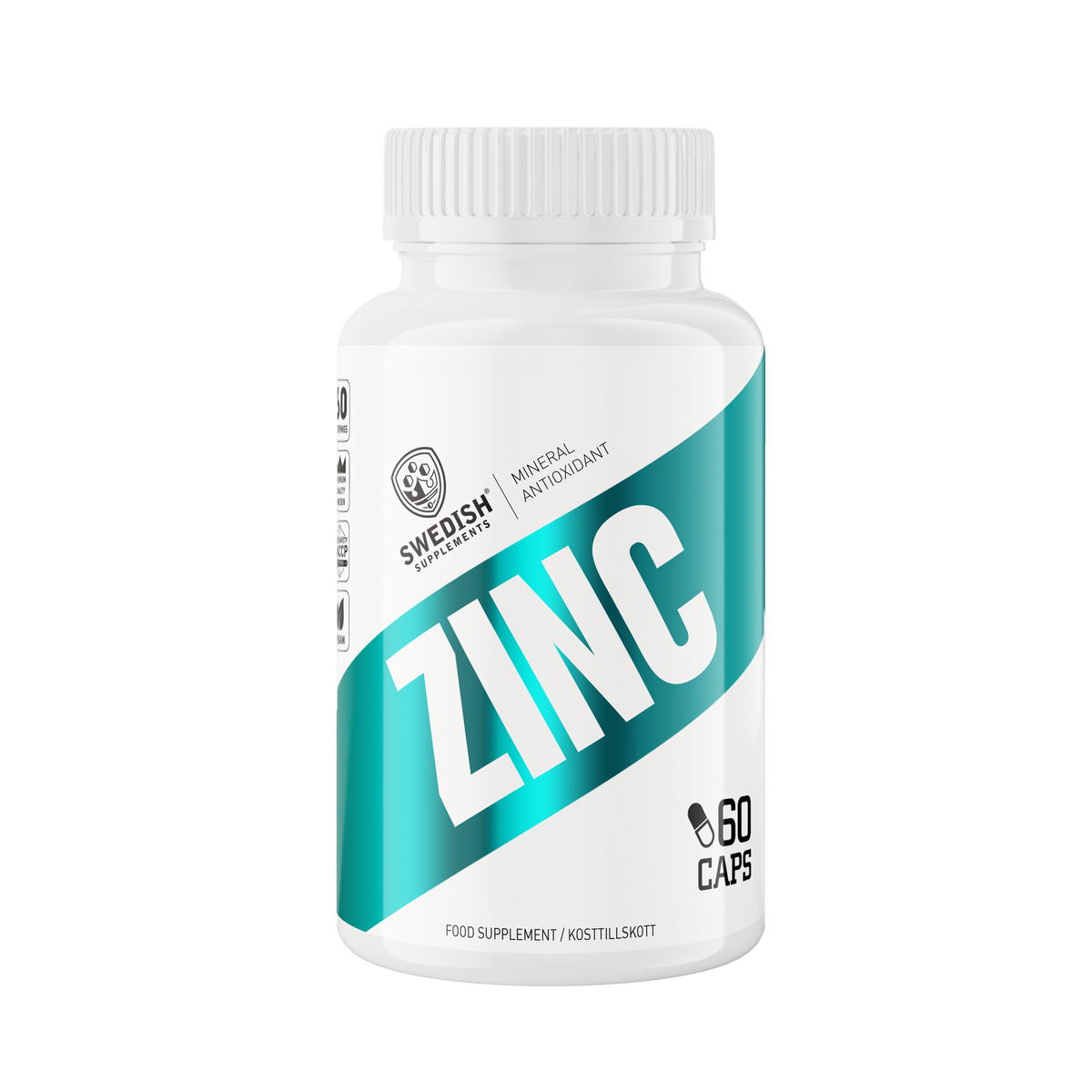 Swedish Supplements Zink 60 Kapslar