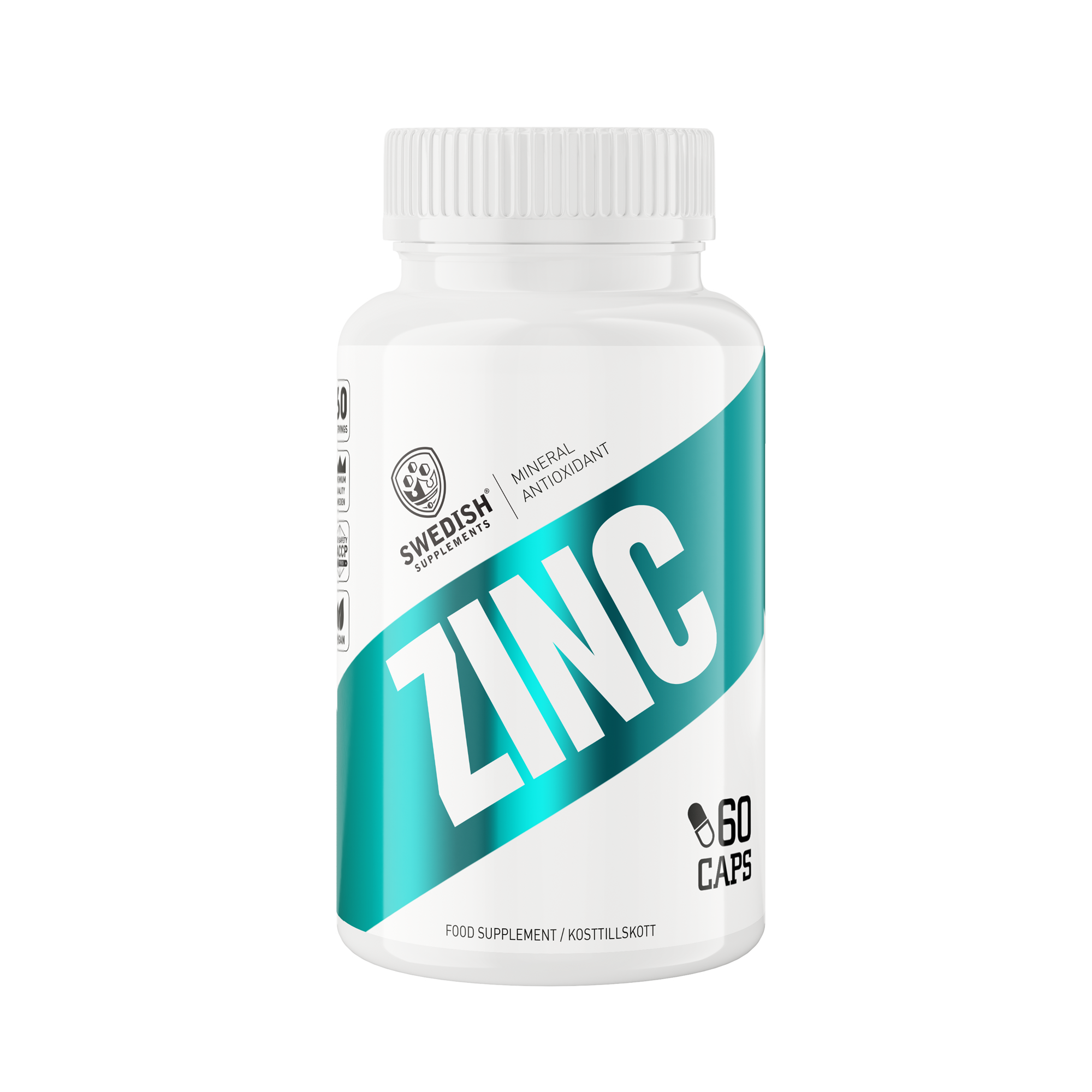 Swedish Supplements Zink 60 Kapslar