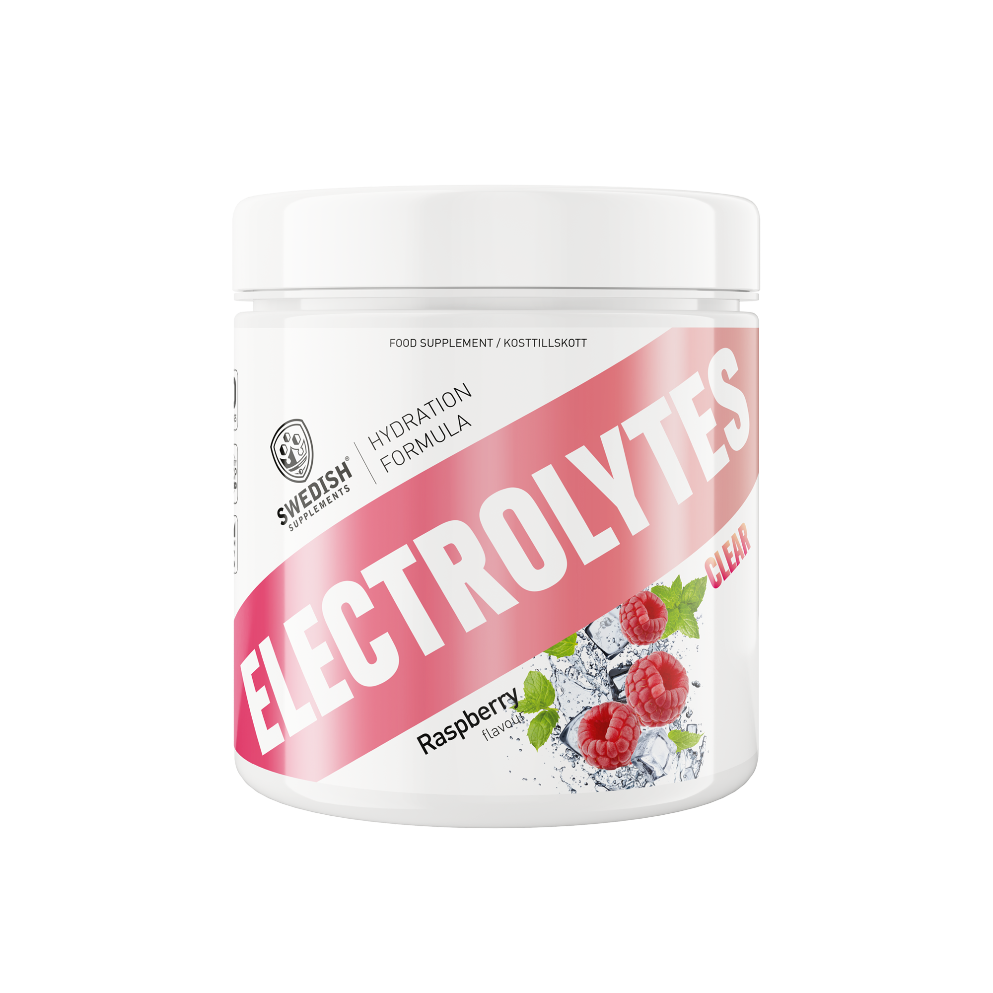 Swedish Supplements Clear Electrolytes 240 g Raspberry