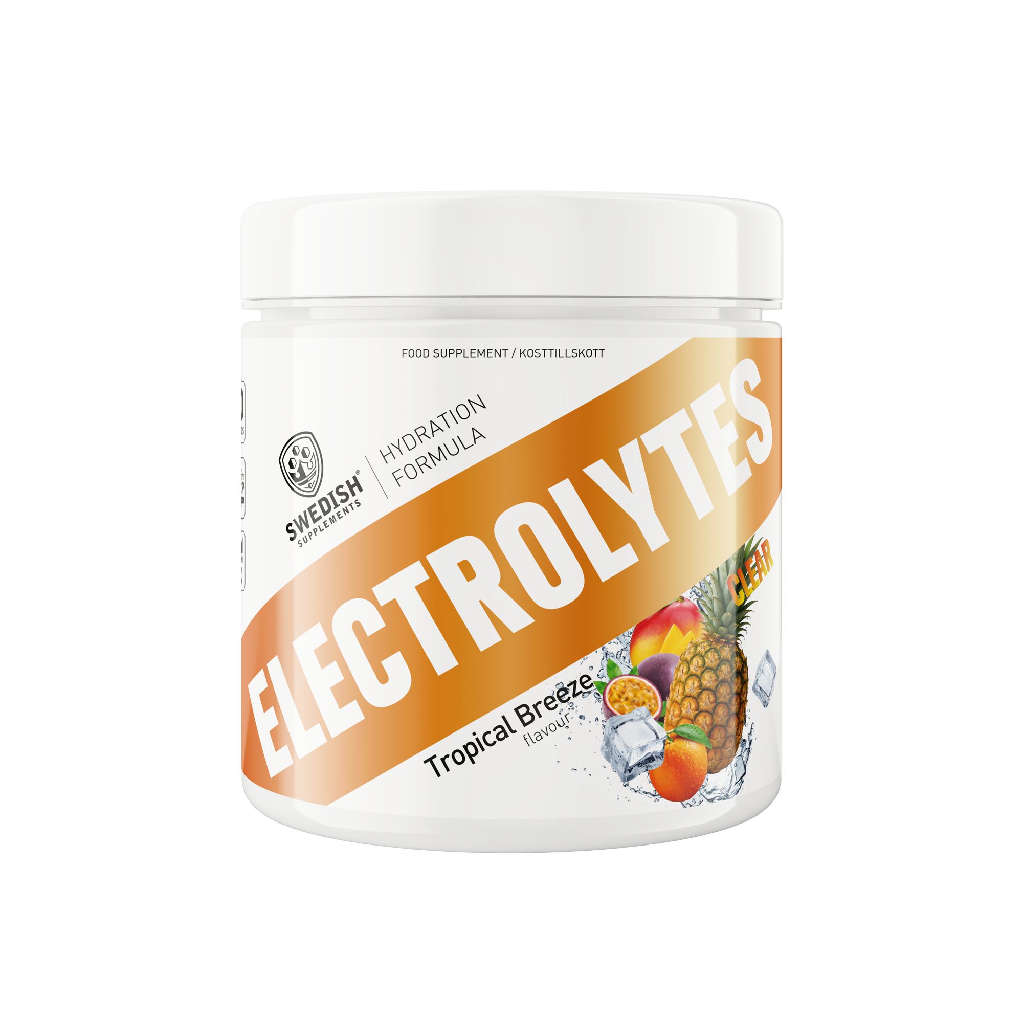 Swedish Supplements Clear Electrolytes 240 g Tropical Breeze