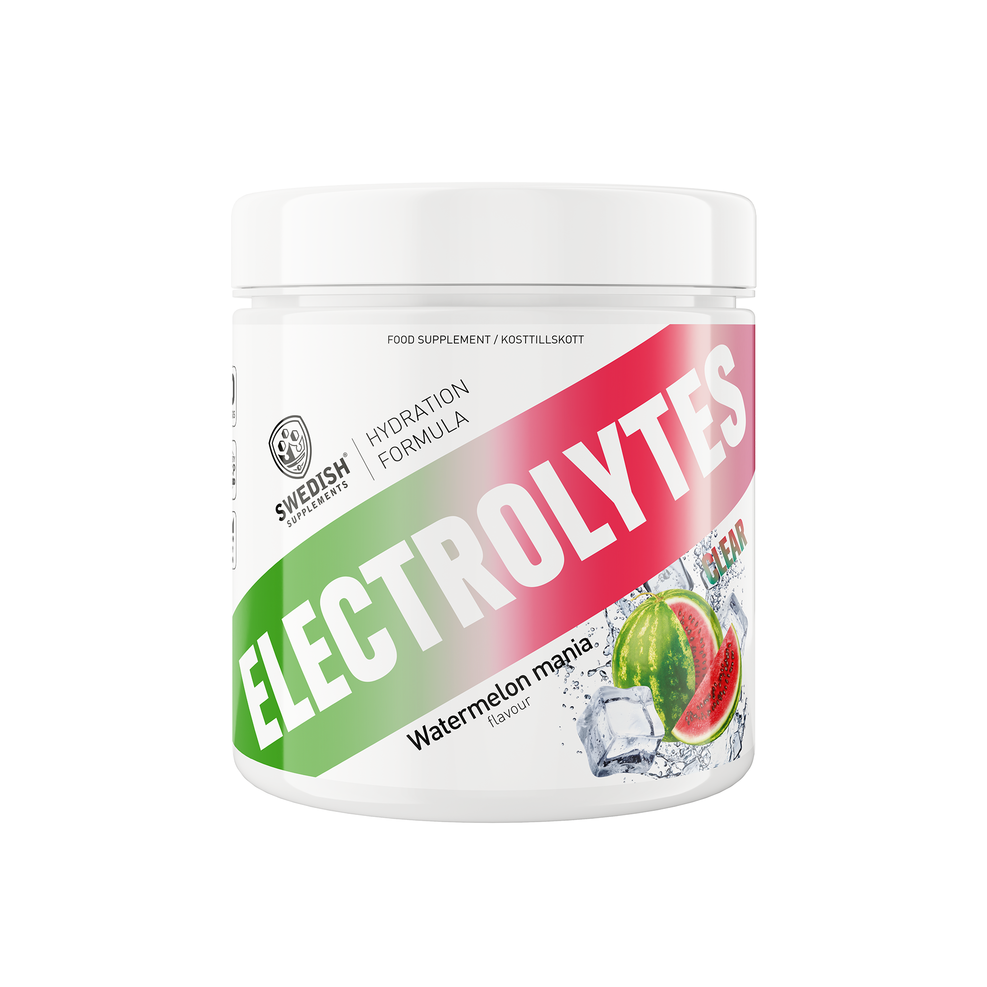 Swedish Supplements Clear Electrolytes 240 g Watermelon Mania