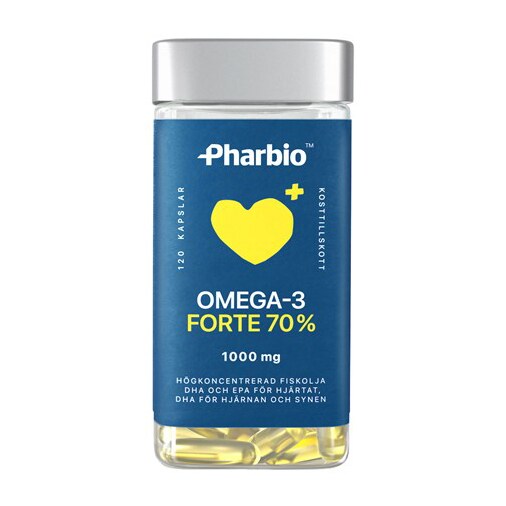 Pharbio Omega-3 forte 1000mg 120 kapslar