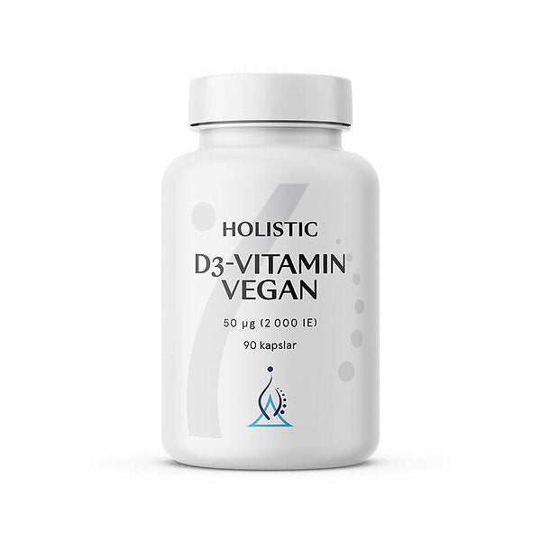 Holistic D3-vitamin vegan 2000, 90 kapslar
