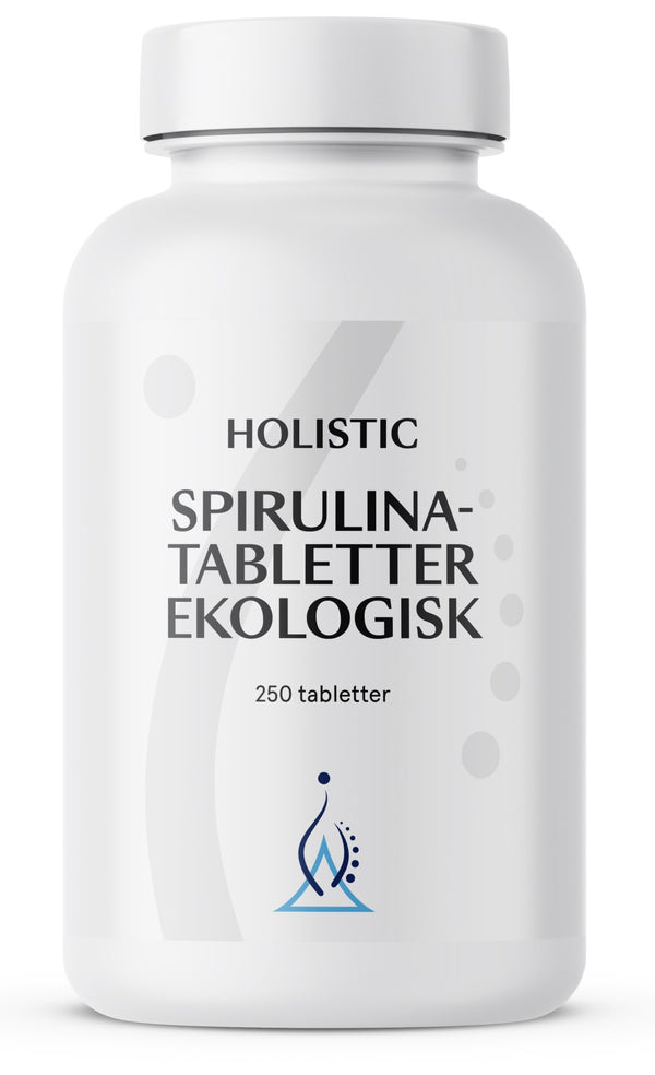 Holistic Spirulinatabletter, 250 tabletter