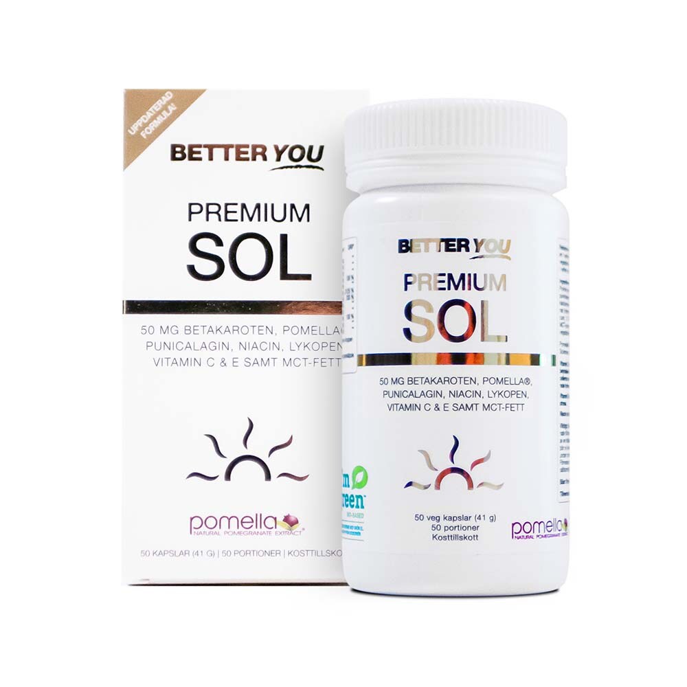 Better You Premium Sol Betakaroten 50 kapslar