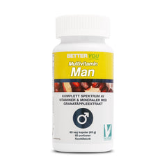 Better You Multivitamin Man 60 kapslar