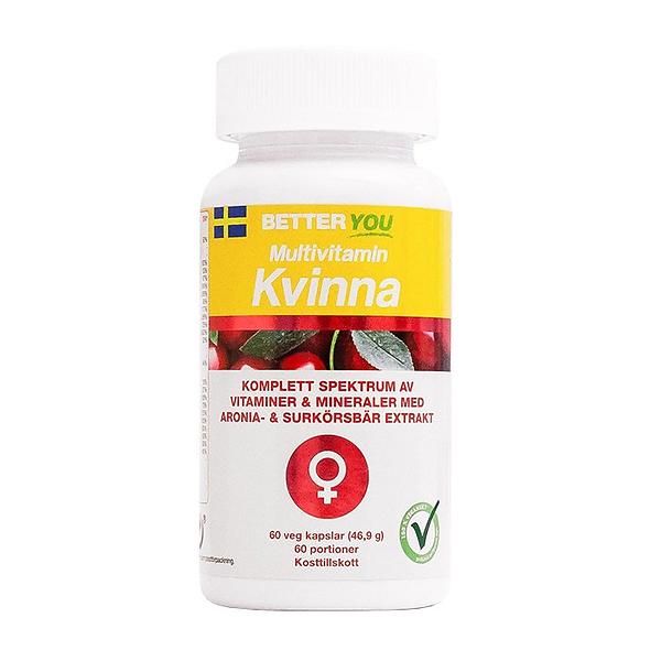 Better You Multivitamin Kvinna 60 kapslar