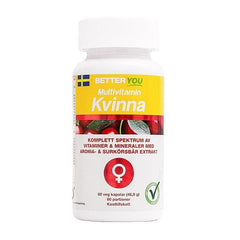 Better You Multivitamin Kvinna 60 kapslar