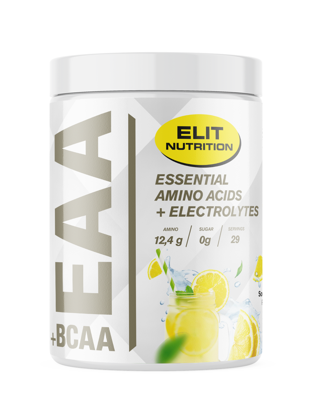 Elit Nutrition EAA + BCAA Med Elektrolyter Sour Lemon 400 g