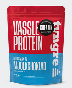 Tyngre Vassle & Kreatin Mjölkchoklad havssalt 900 g