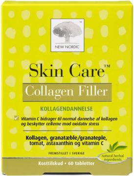 New Nordic Skin Care Collagen Filler 60 tabletter