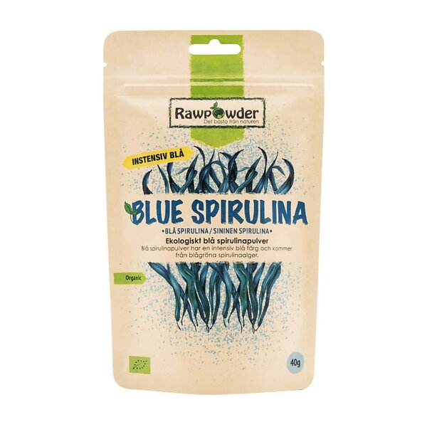 Rawpowder Blå Spirulina Pulver 40g