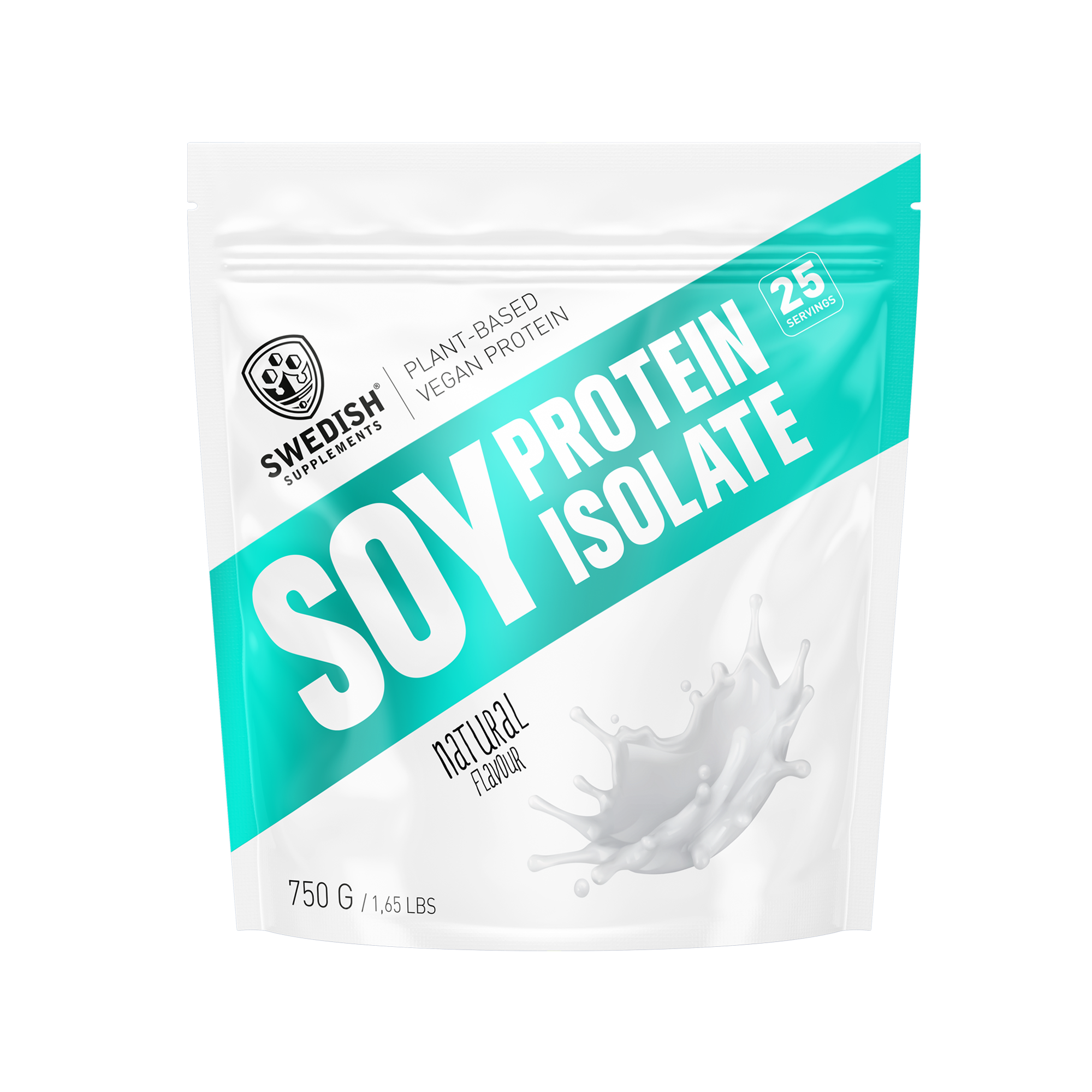Swedish Supplements Soy Protein Isolate Natural 750 g