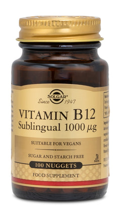 Solgar Vitamin B12 1000 µg 100 sugtabletter