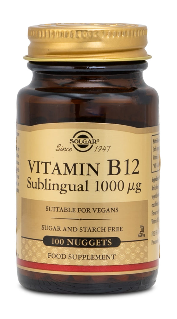 Solgar Vitamin B12 1000 µg 100 sugtabletter