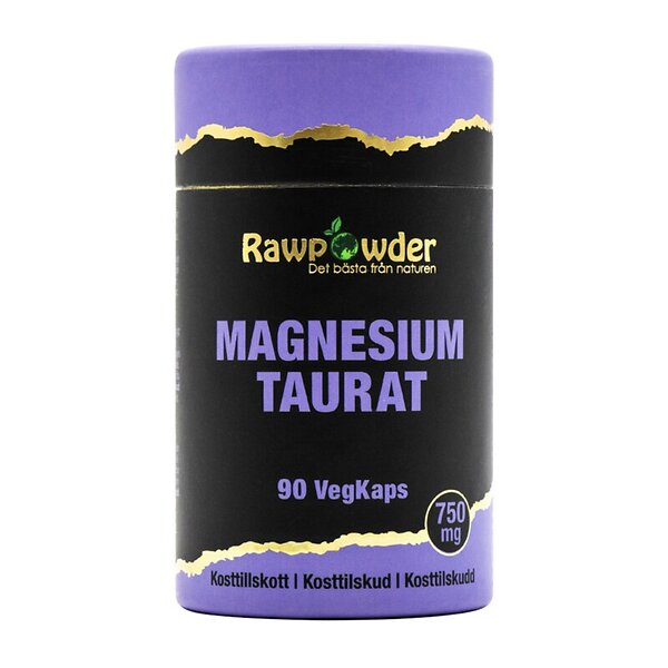 Rawpowder Magnesium Taurat 750mg 90 kapslar