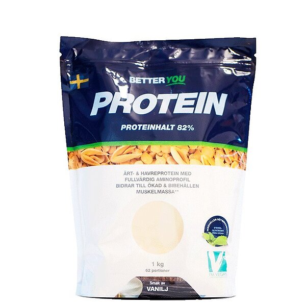 Better You Ärt-Havreprotein 1kg Vanilj