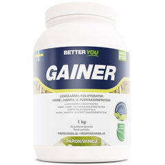 Better You Whole Food Gainer Päron/Vanilj 1kg