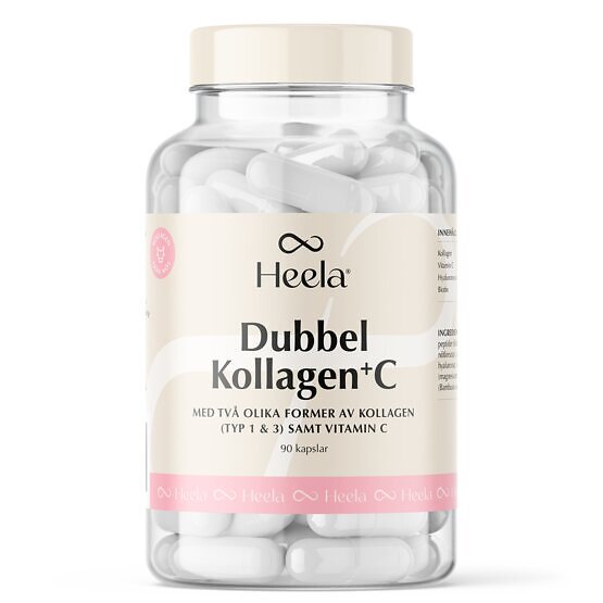 Heela Dubbel Kollagen + C 90 kaps