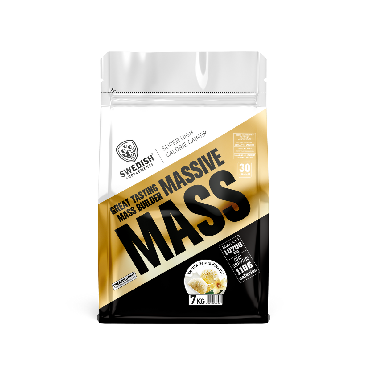 Swedish Supplements Massive Mass Vanilla Gelato 7kg