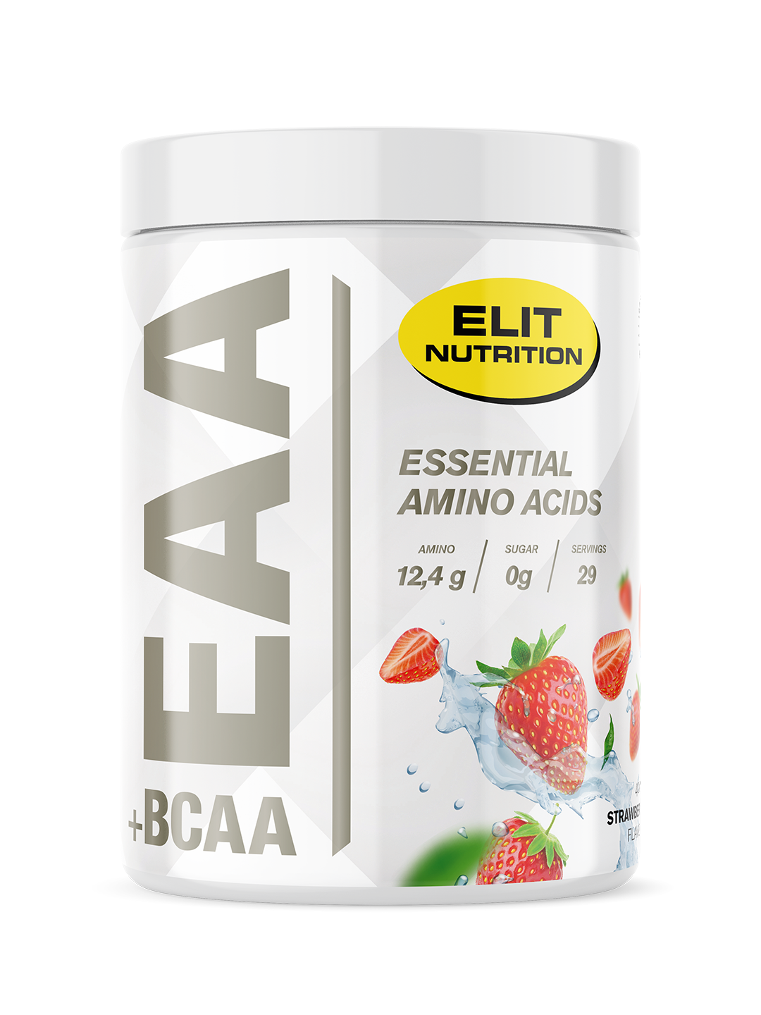 Elit Nutrition EAA + BCAA med Elektrolyter Strawberry 400 g