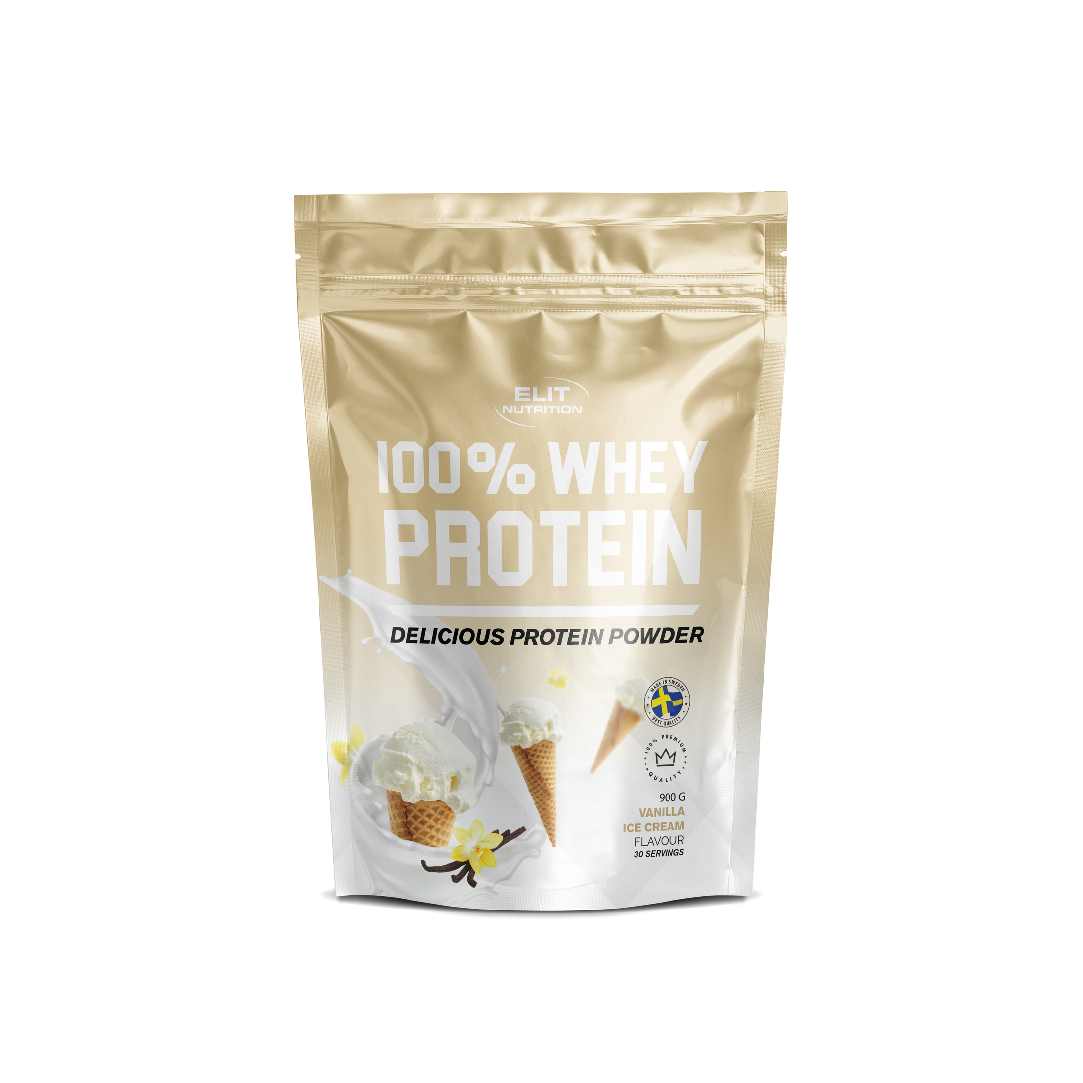 ELIT 100% Whey Protein 900 g Vanilla