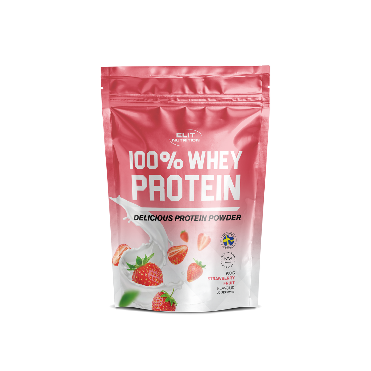 ELIT 100% Whey Protein 900 g Strawberry