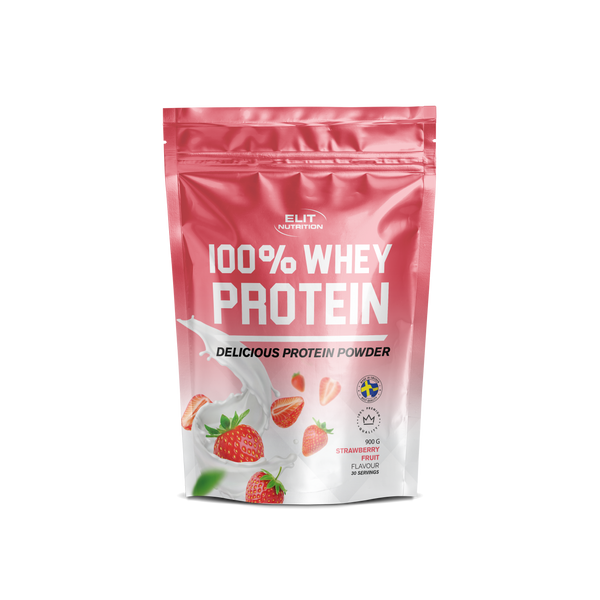 ELIT 100% Whey Protein 900 g Strawberry