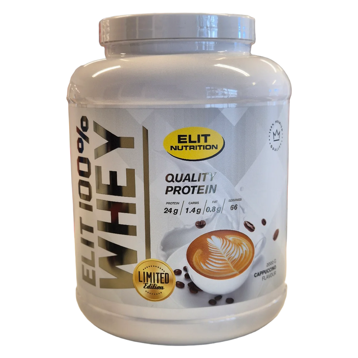 ELIT 100% Whey Vassleprotein Cappuccino 2kg