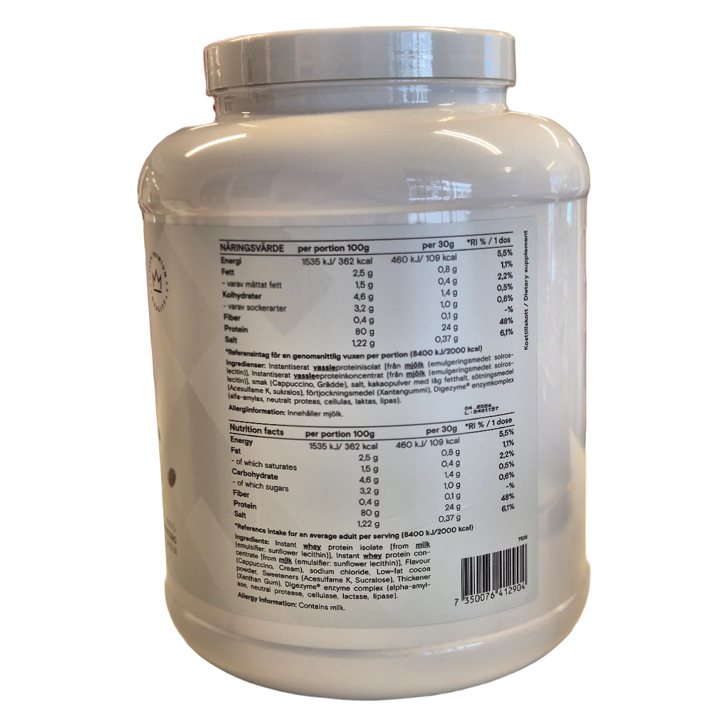 ELIT 100% Whey Vassleprotein Cappuccino 2kg