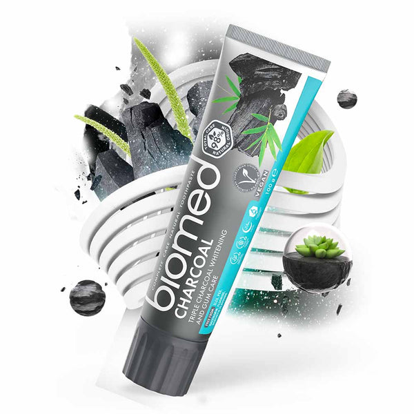 Biomed Tandkräm Charcoal 100g