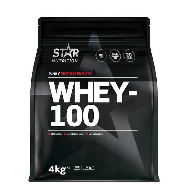 Whey-100 Vassleprotein 4 kg Choklad