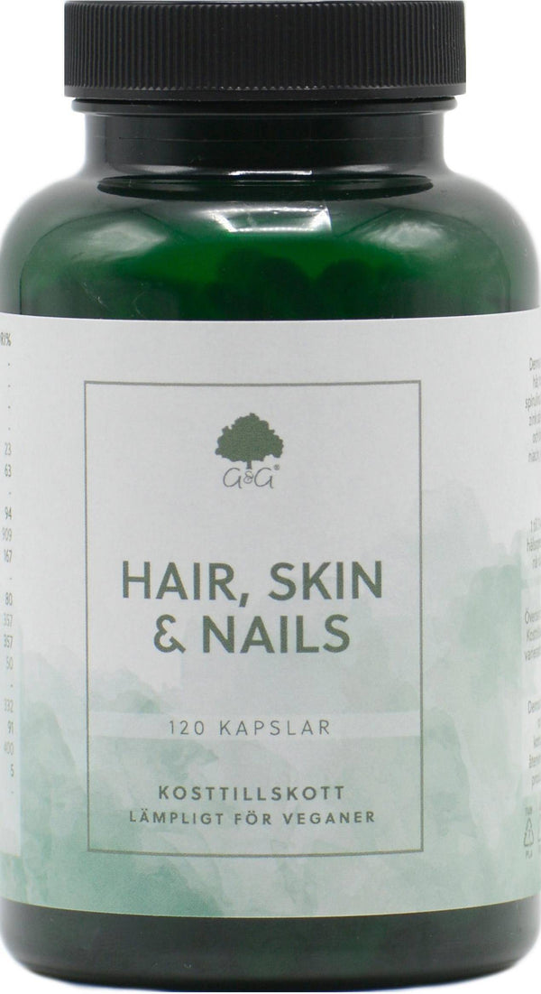 G&G Hair Skin & Nails 120 kapslar