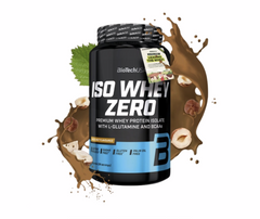 BiotechUSA Iso Whey Zero Laktosreducerat Vassleproteinisolat 908 g Hazelnut