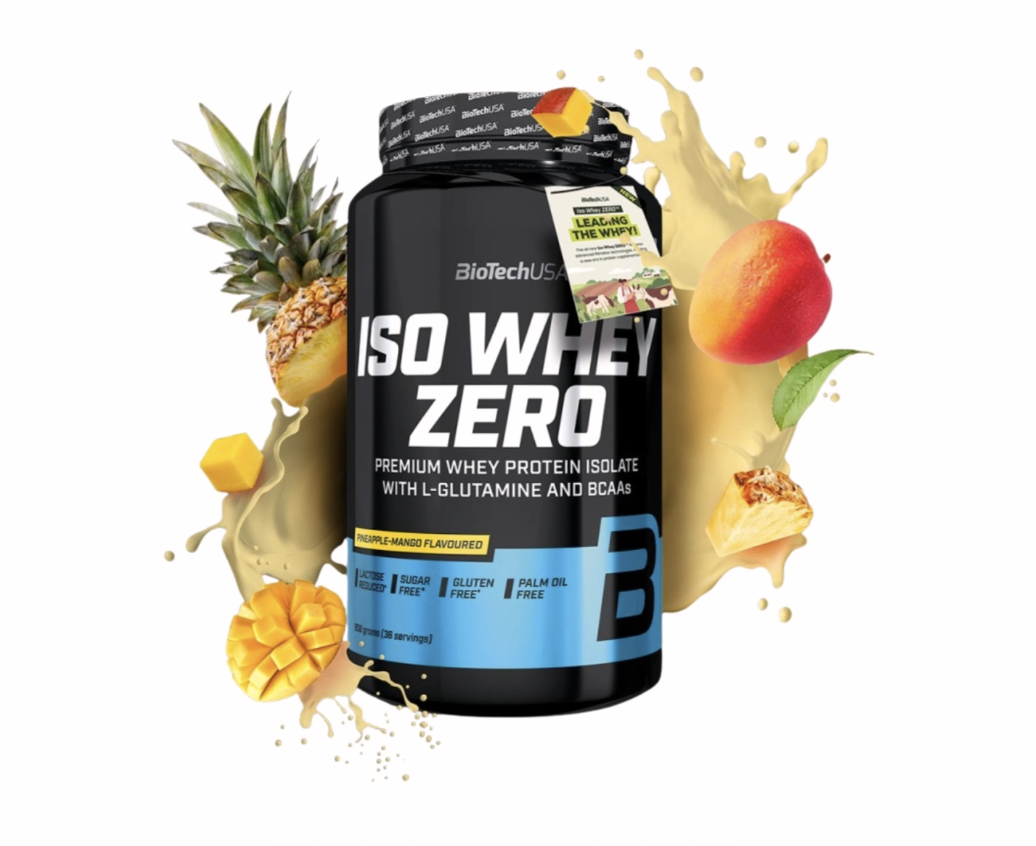BiotechUSA Iso Whey Zero Laktosreducerat Vassleproteinisolat 908 g Pineapple Mango