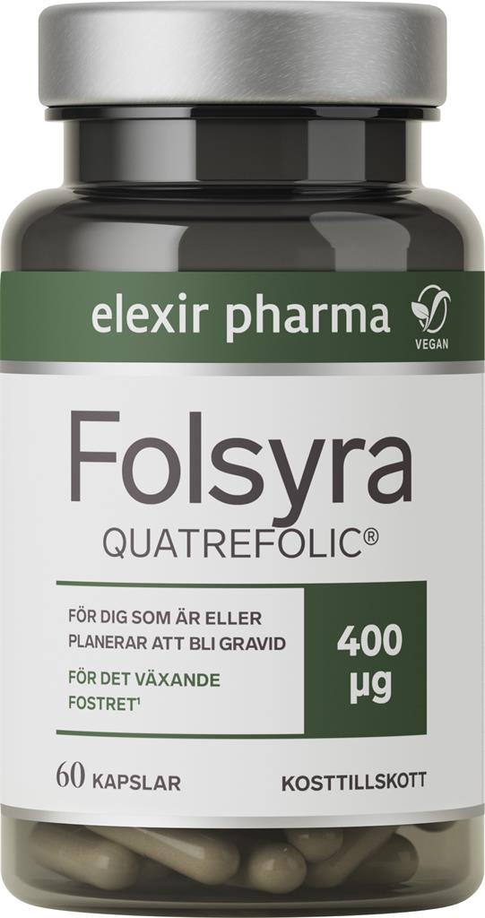 Elexir Folsyra 60 kapslar