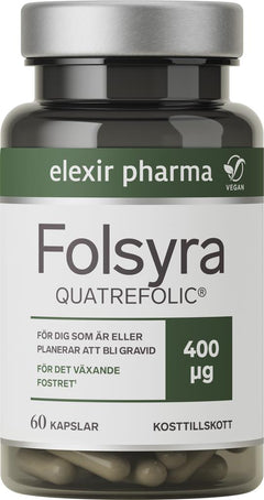 Elexir Folsyra 60 kapslar
